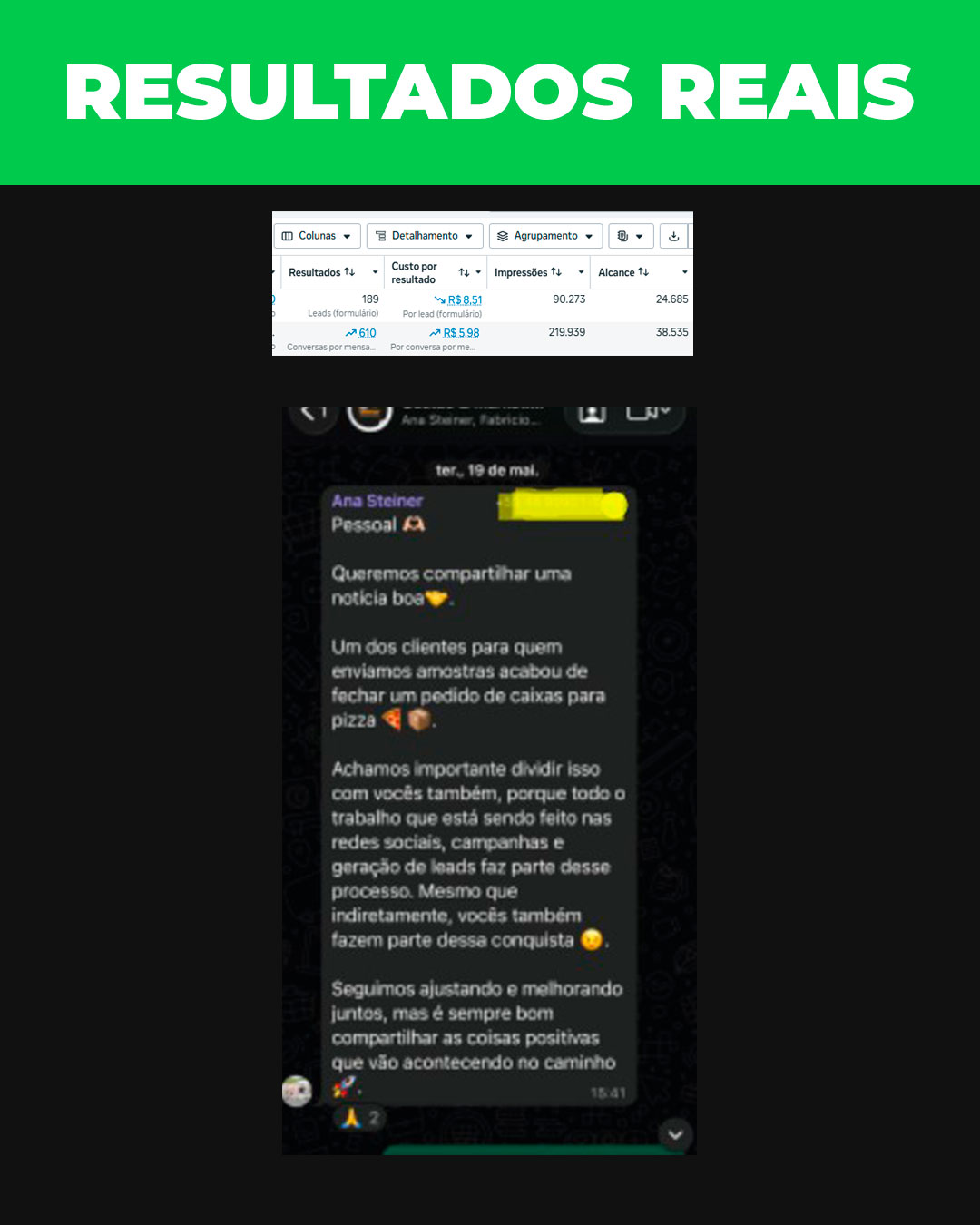Resultado de cliente — Indústria de Embalagens